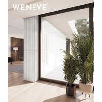 135x42,7 cm VT - PB56 (B0 Zgaszona biel) LAMEL OBŁY - Panel dekor 3D beton architektoniczny