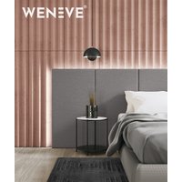 135x49,8 cm VT - PB59 (CL07 Jesienny cynamon) LAMEL OBŁY - Panel dekor 3D beton architektoniczny