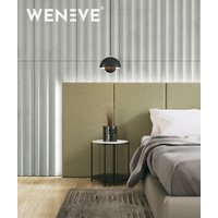135x49,8 cm VT - PB59 (CL08 Pistacjowa biel) LAMEL OBŁY - Panel dekor 3D beton architektoniczny