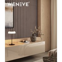 135x52,3 cm VT - PB60 (CL02 Aksamitna mocha) LAMEL OBŁY - Panel dekor 3D beton architektoniczny