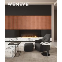 135x49,8 cm VT - PB61 (CL01 Ceglasta terakota) LAMEL OBŁY - Panel dekor 3D beton architektoniczny