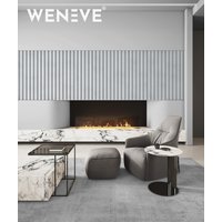 135x49,8 cm VT - PB61 (S96 Chłodna szarość) LAMEL OBŁY - Panel dekor 3D beton architektoniczny