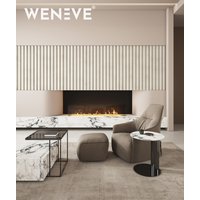 135x49,8 cm VT - PB61 (KS Kość słoniowa) LAMEL OBŁY - Panel dekor 3D beton architektoniczny