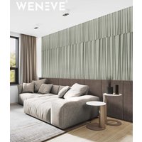 120x60 cm VT - PB04 (CL09 Pastelowa szałwia) ŻALUZJE - panel dekor 3D beton architektoniczny