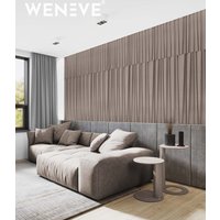120x60 cm VT - PB04 (CL05 Delikatna trufla) ŻALUZJE - panel dekor 3D beton architektoniczny