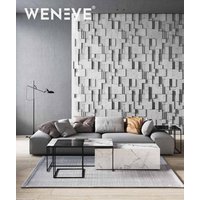 120x60 cm VT - PB11 (S50 Mglista szarość) CUB - panel dekor 3D beton architektoniczny