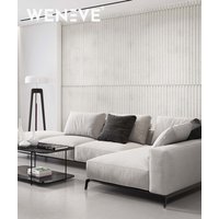 135x47,8 cm VT - PB62 (B0 Zgaszona biel) LAMEL - Panel dekor 3D beton architektoniczny