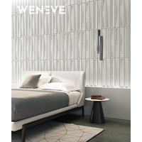 135x42,7 cm VT - PB66b (B0 Zgaszona biel) CEGIEŁKA - Panel dekor 3D beton architektoniczny