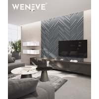 127x60x3,5 cm VT - PB70 (B15 Grafitowa czerń) JODEŁKA - Panel dekor 3D beton architektoniczny
