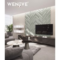 127x60x3,5 cm VT - PB70 (CL09 Pastelowa szałwia) JODEŁKA - Panel dekor 3D beton architektoniczny