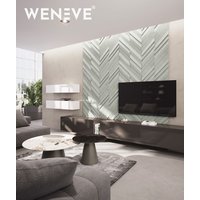 127x60x3,5 cm VT - PB70 (CL08 Pistacjowa biel) JODEŁKA - Panel dekor 3D beton architektoniczny