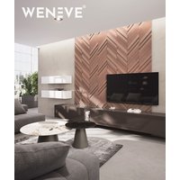 127x60x3,5 cm VT - PB70 (CL07 Jesienny cynamon) JODEŁKA - Panel dekor 3D beton architektoniczny