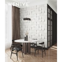 60x60 cm VT - PB16 (B0 Zgaszona biel) COCO 2 - panel dekor 3D beton architektoniczny
