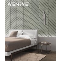 121x50,1 cm VT - PB43 (CL09 Pastelowa szałwia) JODEŁKA - Panel dekor 3D beton architektoniczny