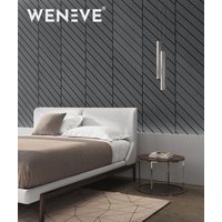 121x50,1 cm VT - PB43 (B15 Grafitowa czerń) JODEŁKA - Panel dekor 3D beton architektoniczny