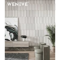 135x60 cm VT - PB42 (B0 Zgaszona biel) LAMEL - Panel dekor 3D beton architektoniczny