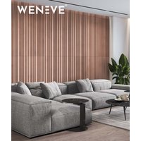 135x56 cm VT - PB58 (CL07 Jesienny cynamon) LAMEL OBŁY - Panel dekor 3D beton architektoniczny