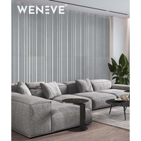 135x56 cm VT - PB58 (S96 Chłodna szarość) LAMEL OBŁY - Panel dekor 3D beton architektoniczny