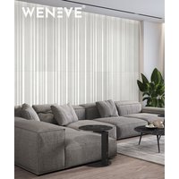 135x56 cm VT - PB58 (B0 Zgaszona biel) LAMEL OBŁY - Panel dekor 3D beton architektoniczny