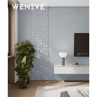 60x60 cm VT - PB15 (S96 Chłodna szarość) COCO - panel dekor 3D beton architektoniczny
