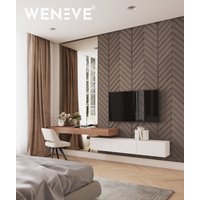 118,8x60 cm VT - PB45 (CL02 Aksamitna mocha) JODEŁKA - Panel dekor 3D beton architektoniczny