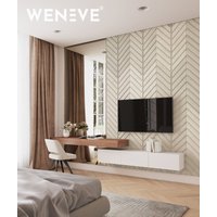 118,8x60 cm VT - PB45 (KS Kość słoniowa) JODEŁKA - Panel dekor 3D beton architektoniczny