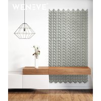 93,5x60 cm VT - PB49 (CL08 Pistacjowa biel) JODEŁKA - Panel dekor 3D beton architektoniczny