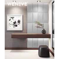 60x60 cm VT - PB20 (S50 Mglista szarość) BLOK - panel dekor 3D beton architektoniczny