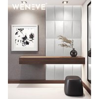60x60 cm VT - PB20 (B0 Zgaszona biel) BLOK - panel dekor 3D beton architektoniczny