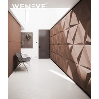 60x60 cm VT - PB36 (CL07 Jesienny cynamon) TRIANGLE - Panel dekor 3D beton architektoniczny