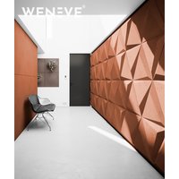 60x60 cm VT - PB36 (CL01 Ceglasta terakota) TRIANGLE - Panel dekor 3D beton architektoniczny