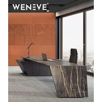 135x60 cm VT - PB55 (CL01 Ceglasta terakota) KROPKI - Panel dekor 3D beton architektoniczny