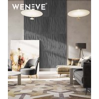 100x50 cm VT - PB03 (B15 Grafitowa czerń) FALA - panel dekor 3D beton architektoniczny