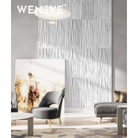 100x50 cm VT - PB03 (S50 Mglista szarość) FALA - panel dekor 3D beton architektoniczny