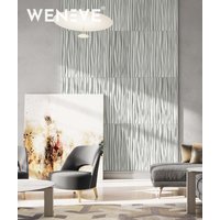 100x50 cm VT - PB03 (CL08 Pistacjowa biel) FALA - panel dekor 3D beton architektoniczny