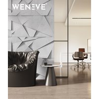 120x60 cm VT - PB05 (S50 Mglista szarość) KRYSZTAŁ, wersja A - panel dekor 3D beton architektoniczny