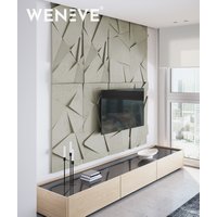 120x60 cm VT - PB05 (CL09 Pastelowa szałwia) KRYSZTAŁ, wersja C - panel dekor 3D beton architektoniczny