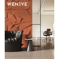 120x60 cm VT - PB05 (CL01 Ceglasta terakota) KRYSZTAŁ, wersja LOSOWA - panel dekor 3D beton architektoniczny