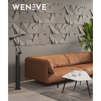 60x60 cm VT - PB06 (CL05 Delikatna trufla) ORIGAMI - panel dekor 3D beton architektoniczny A