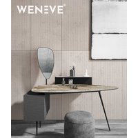 135x60 cm VT - PB37 (KS Kość słoniowa) LAMEL - Panel dekor 3D beton architektoniczny