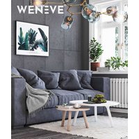 135x60 cm VT - PB37 (S96 Chłodna szarość) LAMEL - Panel dekor 3D beton architektoniczny