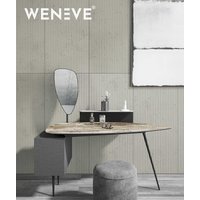 135x60 cm VT - PB37 (CL08 Pistacjowa biel) LAMEL - Panel dekor 3D beton architektoniczny