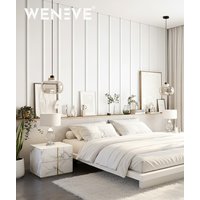 275x30x2,4 cm LD KODO (biały) panel ścienny - ozdobna dekoracja 3D