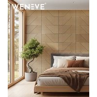 30x60x1,1 cm LD Koperta 1 mini (fornir dębowy) panel frezowany MDF - ozdobna dekoracja ścienna 3D