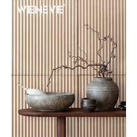 49,5x49,5 cm DS - Minilamel (Cappuccino) - Panel ścienny 3D beton architektoniczny