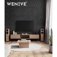 49,5x49,5 cm DS - NEXO (Grafitowy) - Panel ścienny 3D beton architektoniczny