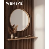 275x12x1,6 cm LD Lamele OBŁE półwałki (orzech klasyczny) - Panel ścienny i sufitowy 3D