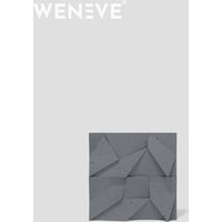 60x60 cm VT - PB06 (B8 Stylowy antracyt) ORIGAMI - panel dekor 3D beton architektoniczny B
