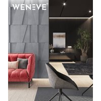 60x60 cm VT - PB10 (S96 Chłodna szarość) MOZAIKA - panel dekor 3D beton architektoniczny B