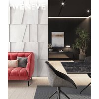 60x60 cm VT - PB10 (B0 Zgaszona biel) MOZAIKA - panel dekor 3D beton architektoniczny A